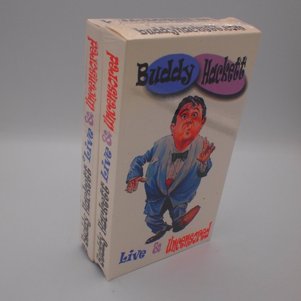 Buddy Hackett Live and Uncensored 2 VHS 2000 Brand New Factory Sealed New RARE